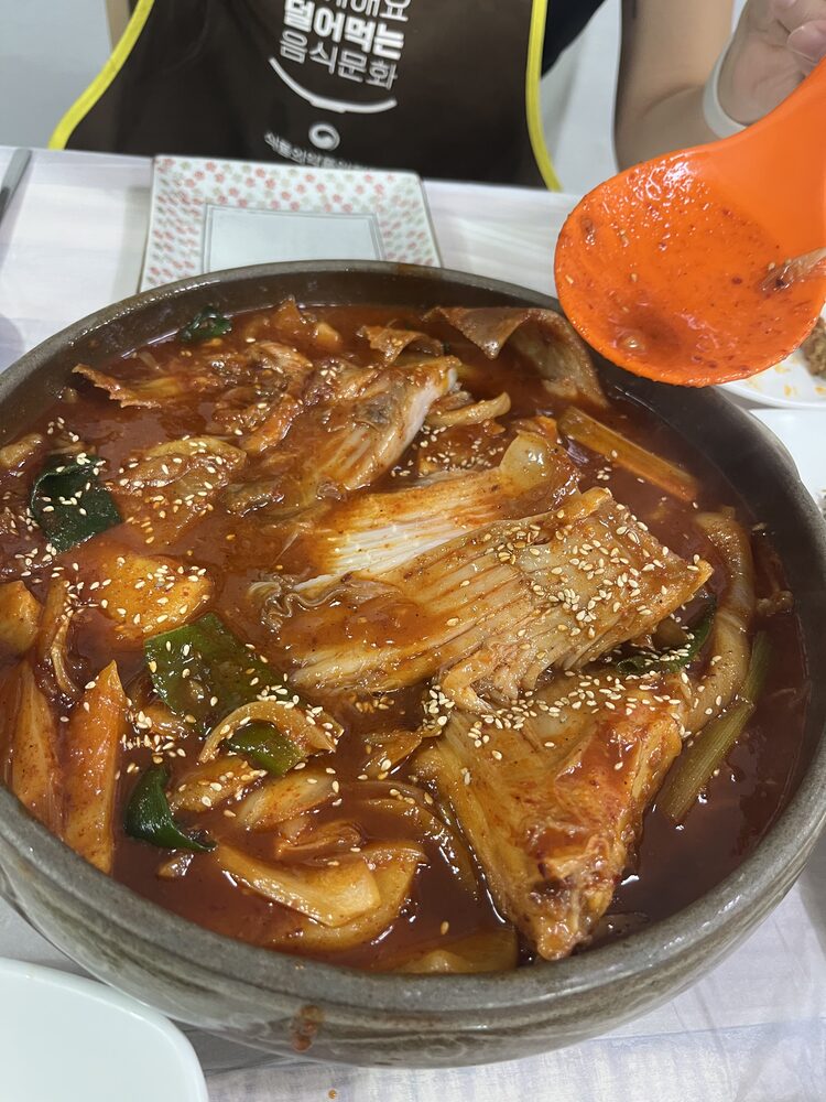 Braised stingray in Sokcho